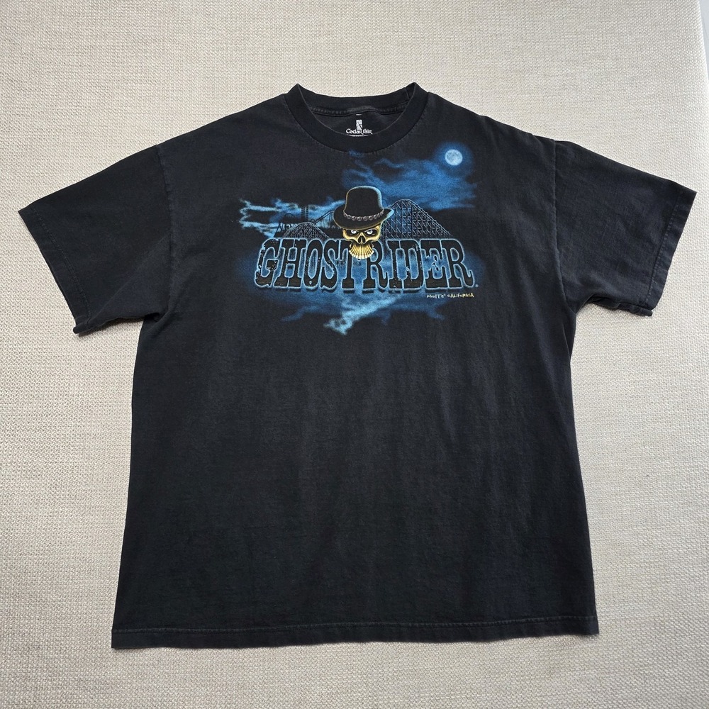 90s Rare Vtg  Knotts‎ Berry Farm Ghost Rider Shirt Size XL Ride USA California